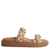 Papete Nude E Marrom Tiras Trançada C 30380 0043 0004 Anacapri